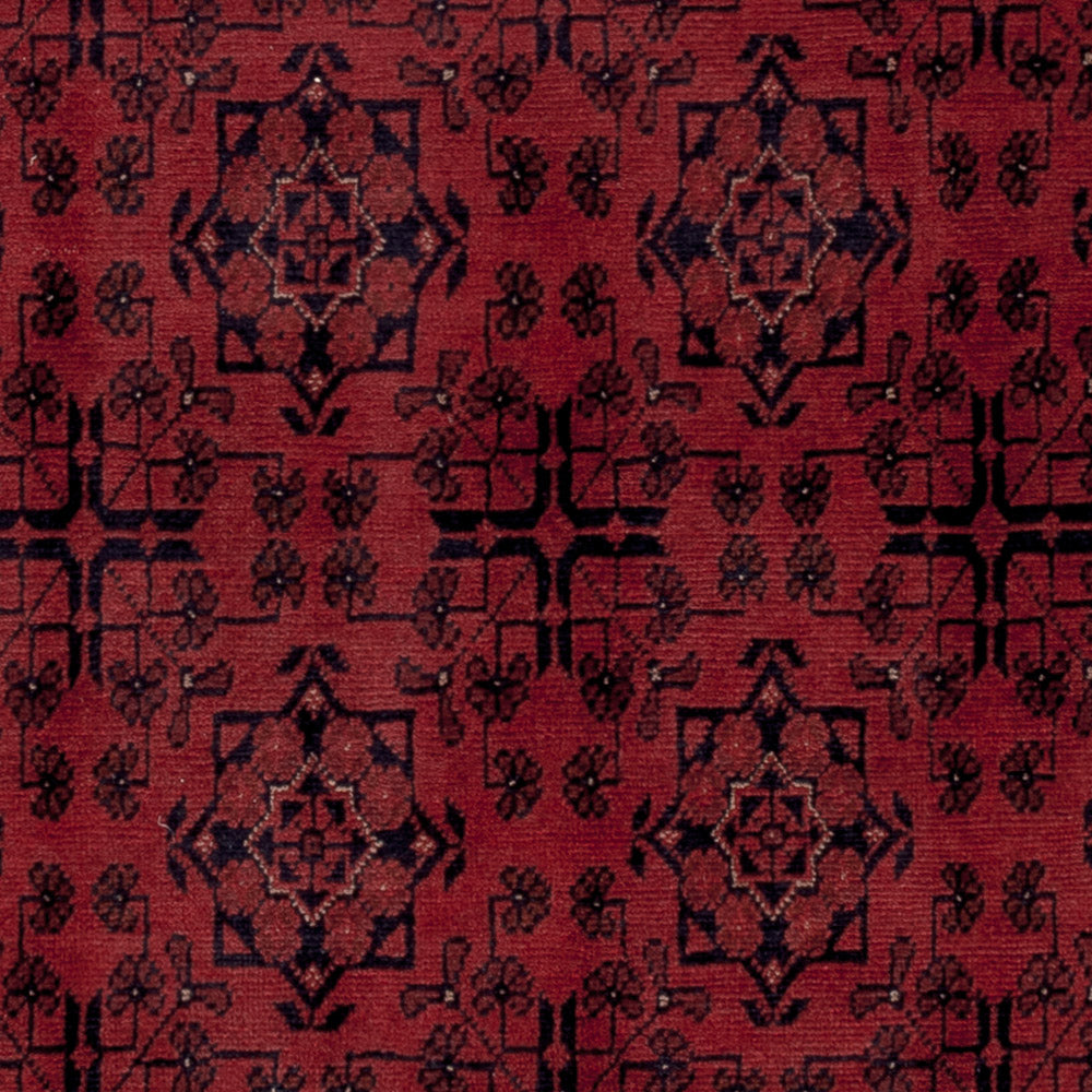 Afghan Teppich - Kunduz - 198 x 148 cm - rot