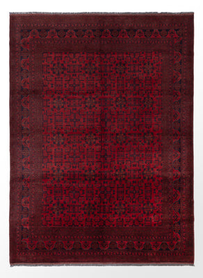 Afghan Teppich - Kunduz - 344 x 255 cm - rot