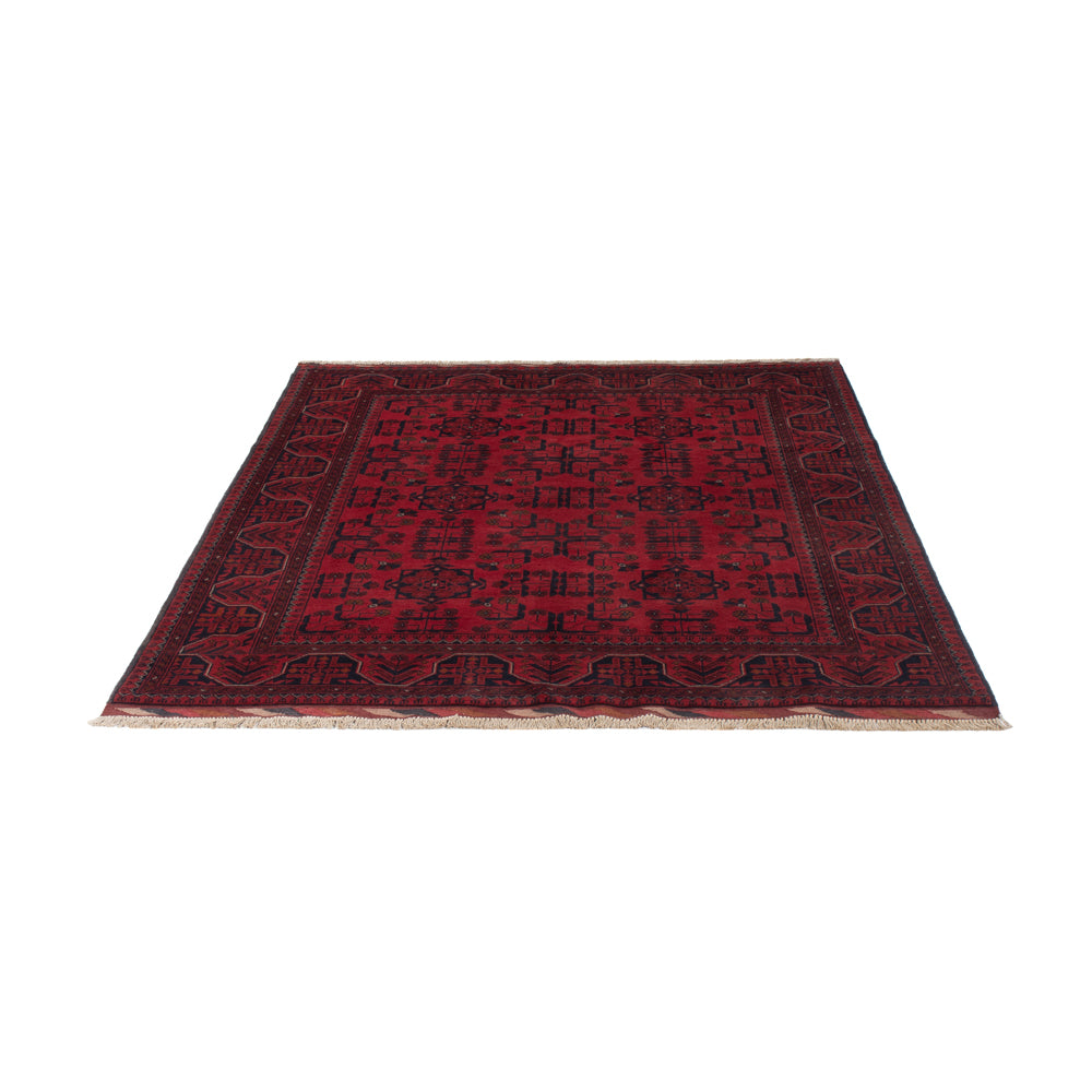 Afghan Teppich - Kunduz - 191 x 155 cm - rot