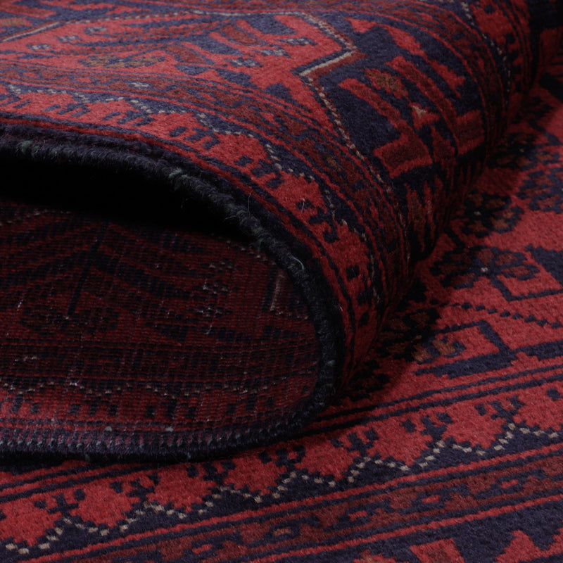 Afghan Teppich - Kunduz - 203 x 152 cm - rot