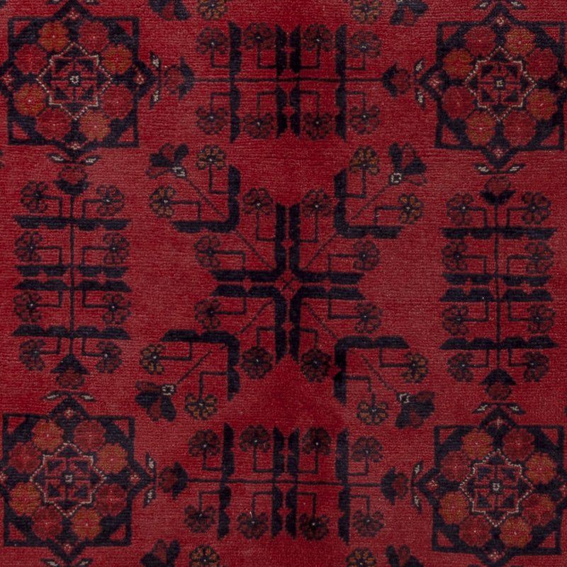 Afghan Teppich - Kunduz - 196 x 150 cm - rot