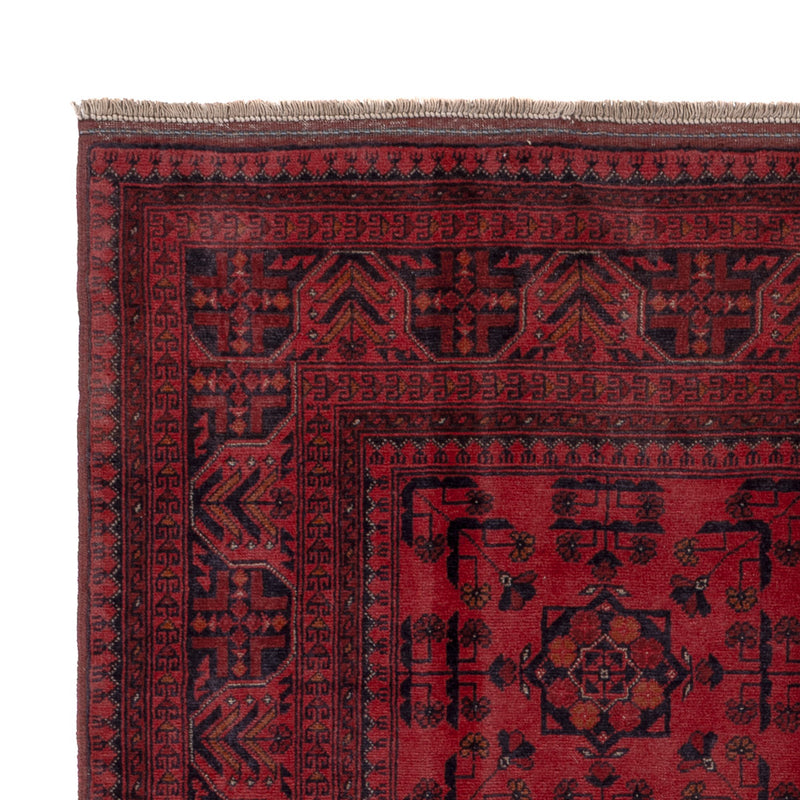 Afghan Teppich - Kunduz - 196 x 150 cm - rot