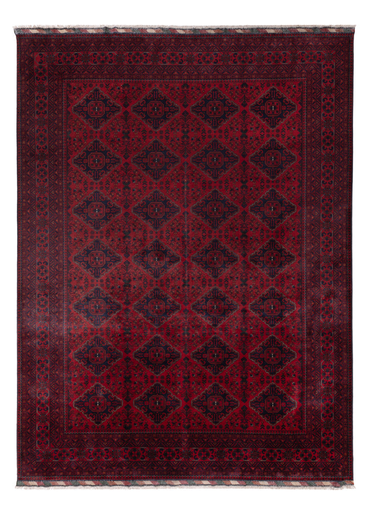 Afghan Teppich - Kunduz - 346 x 249 cm - rot