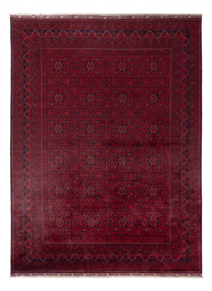 Afghan Teppich - Kunduz - 342 x 250 cm - rot
