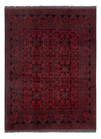 Afghan Teppich - Kunduz - 194 x 148 cm - rot