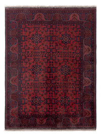 Afghan Teppich - Kunduz - 196 x 149 cm - rot