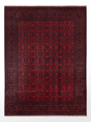 Afghan Teppich - Kunduz - 341 x 251 cm - rot