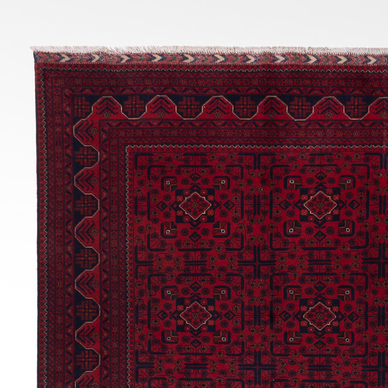 Afghan Teppich - Kunduz - 354 x 248 cm - rot