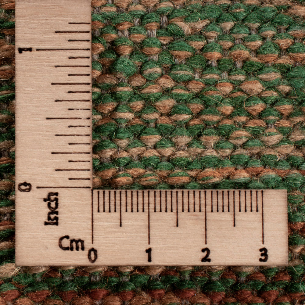 Kelim Teppich - Splash - 303 x 258 cm - grün