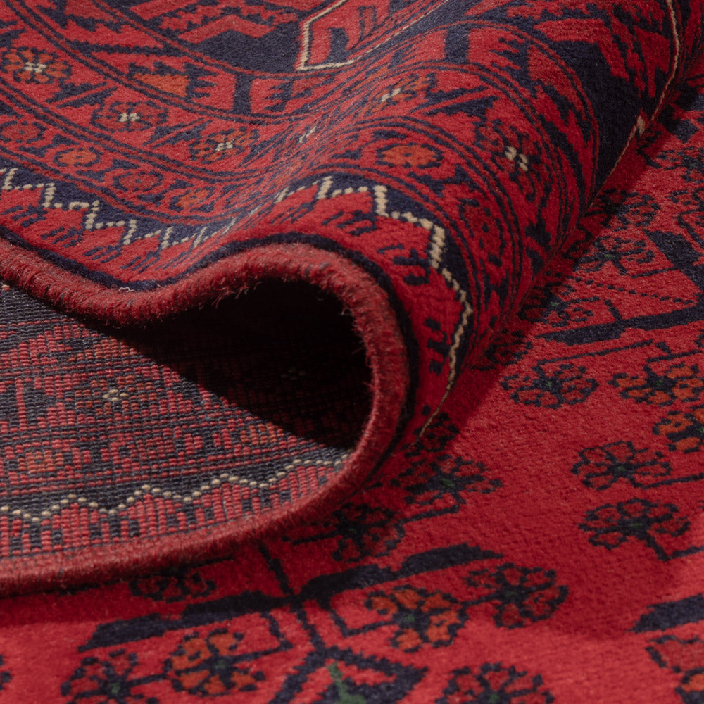 Afghan Teppich - Kunduz - 336 x 248 cm - rot