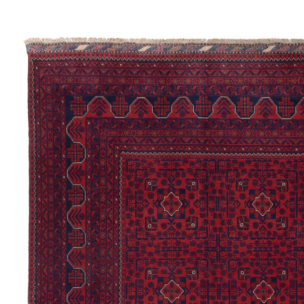 Afghan Teppich - Kunduz - 340 x 254 cm - rot
