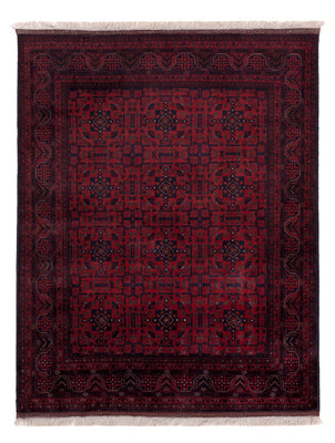 Afghan Teppich - Royal - 194 x 150 cm - rot