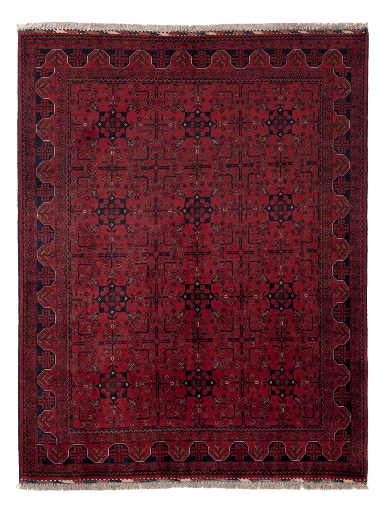 Afghan Teppich - Royal - 197 x 151 cm - rot