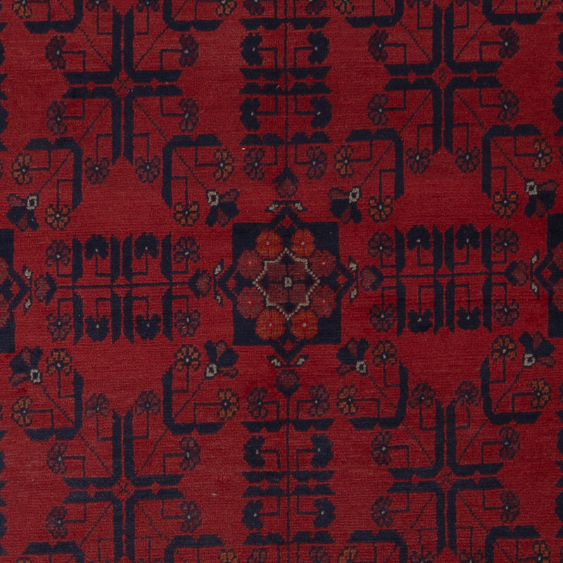 Afghan Teppich - Kunduz - 221 x 174 cm - rot