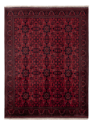 Afghan Teppich - Royal - 193 x 149 cm - rot