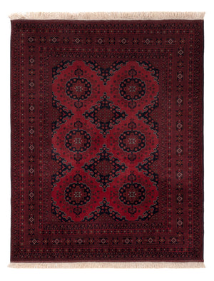 Afghan Teppich - Royal - 196 x 154 cm - rot