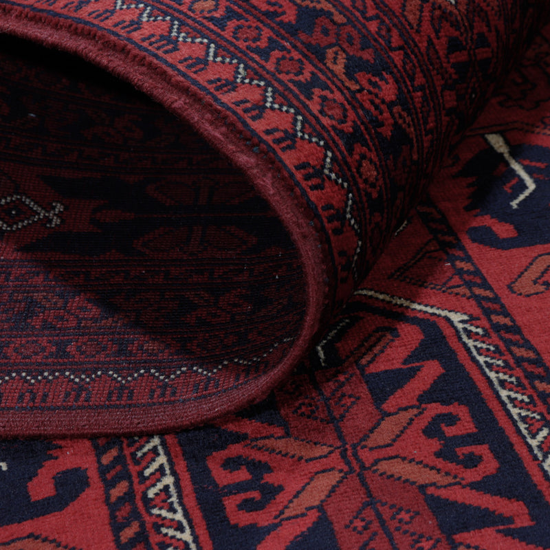 Afghan Teppich - Royal - 187 x 147 cm - rot