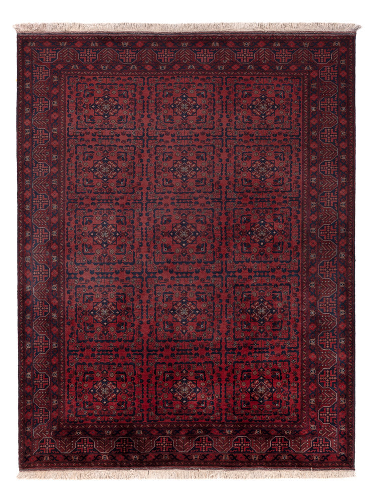 Afghan Teppich - Royal - 198 x 153 cm - rot