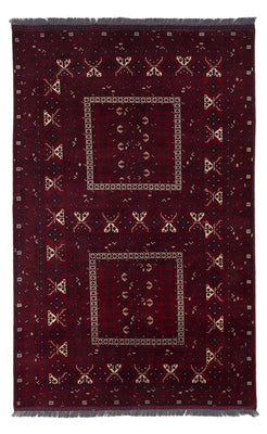 Afghan Teppich - 258 x 159 cm - rot