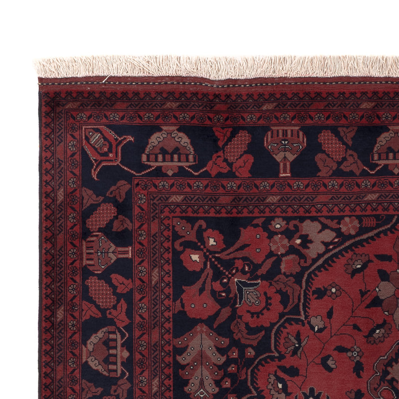 Afghan Teppich - Royal - 200 x 148 cm - rot