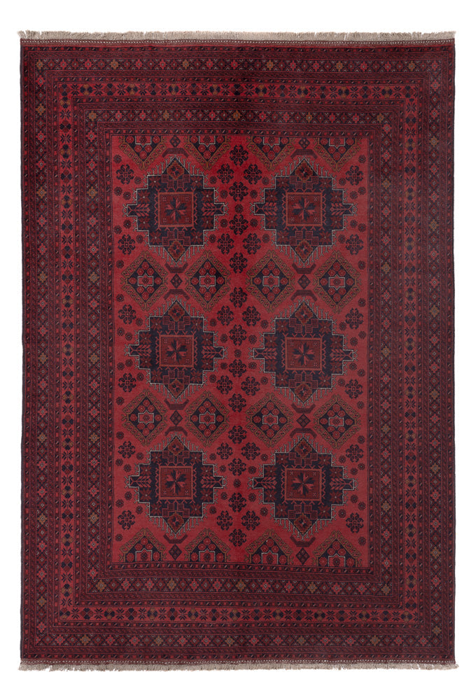 Afghan Teppich - Kunduz - 297 x 205 cm - rot
