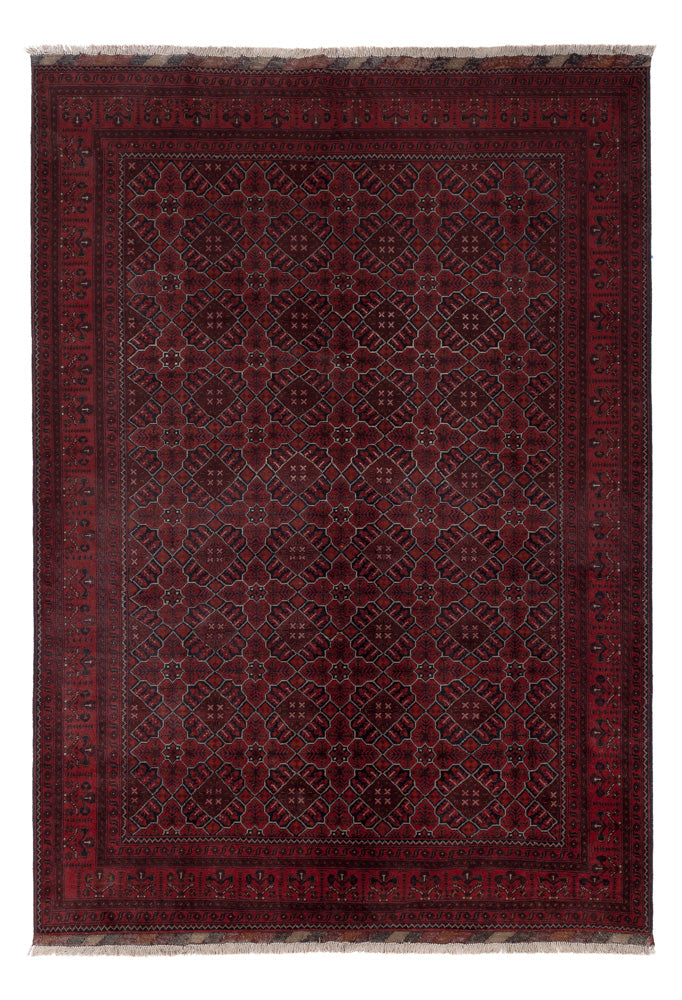 Afghan Teppich - Kunduz - 292 x 200 cm - rot