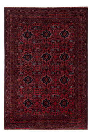 Afghan Teppich - Kunduz - 293 x 199 cm - rot