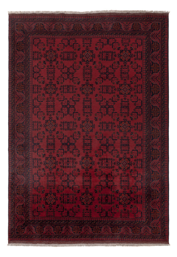 Afghan Teppich - Kunduz - 284 x 200 cm - rot