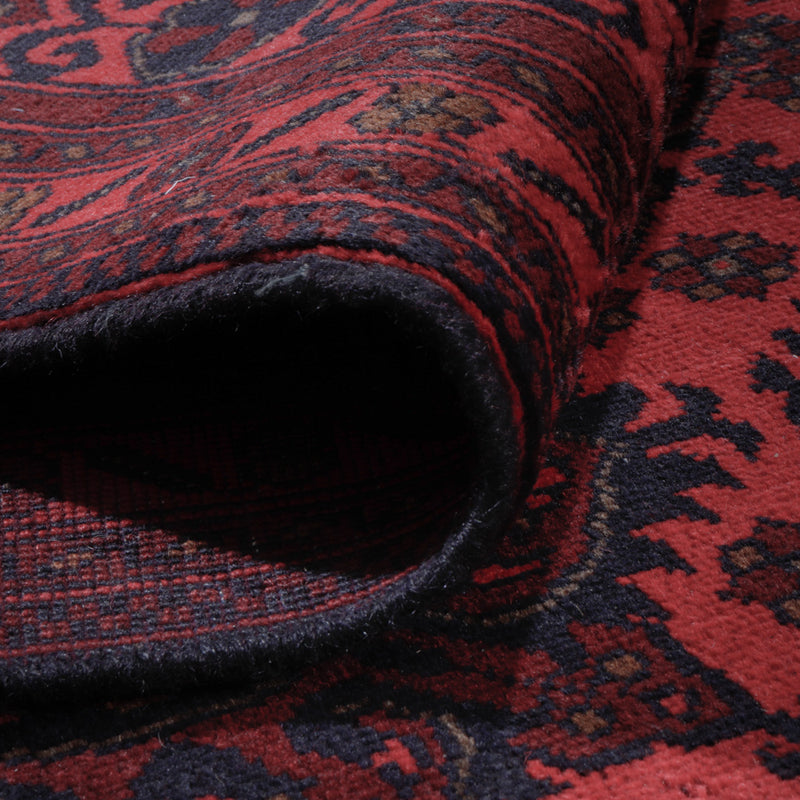 Afghan Teppich - Kunduz - 296 x 196 cm - rot