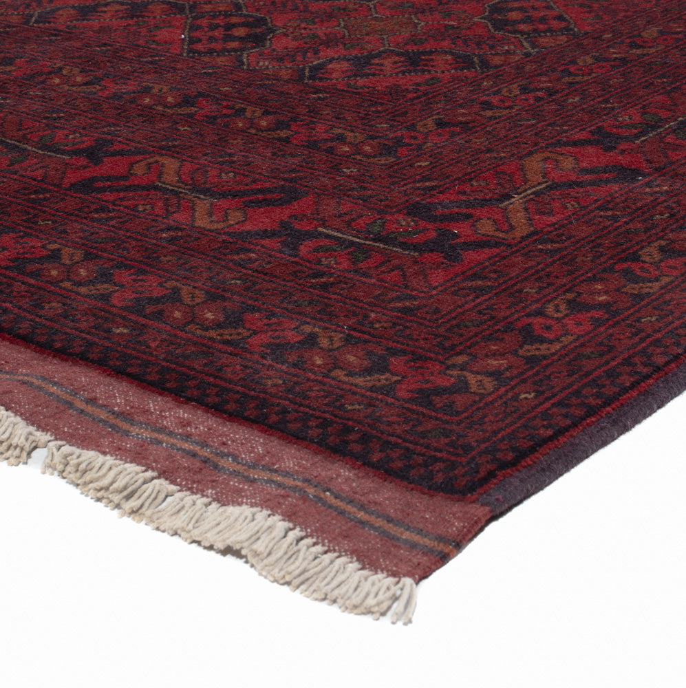 Afghan Teppich - Kunduz - 295 x 202 cm - rot