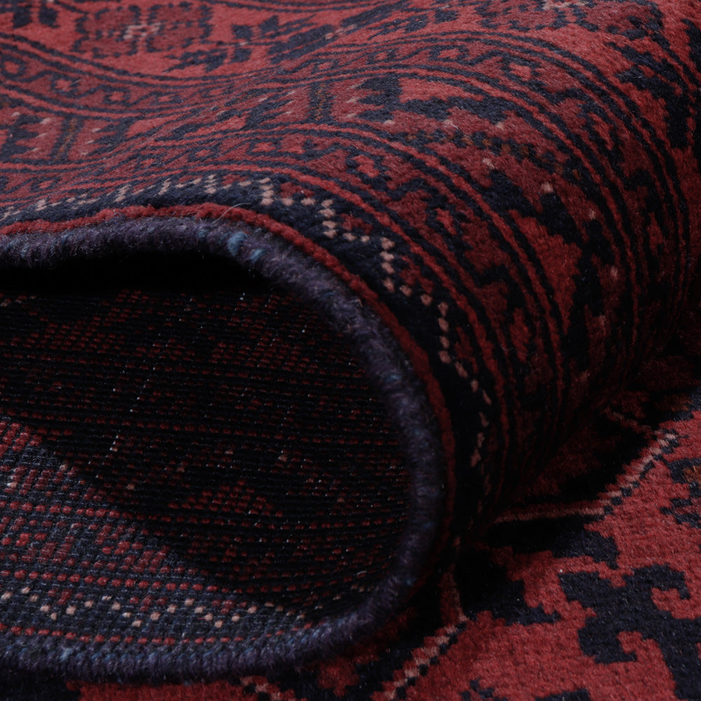 Afghan Teppich - Kunduz - 301 x 202 cm - rot