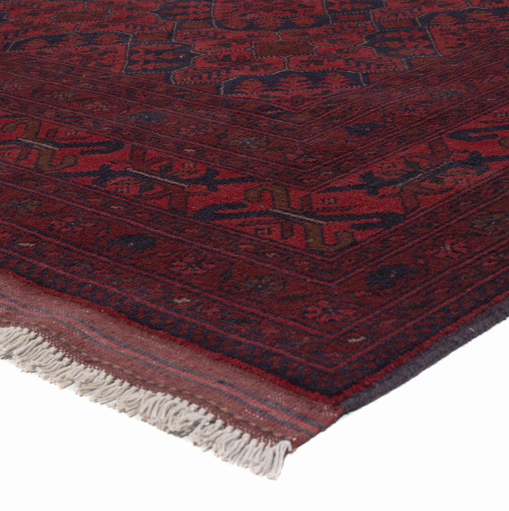 Afghan Teppich - Kunduz - 295 x 193 cm - rot