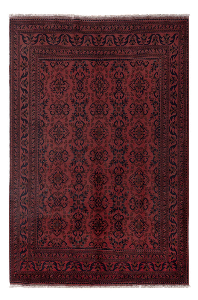 Afghan Teppich - Kunduz - 303 x 205 cm - rot