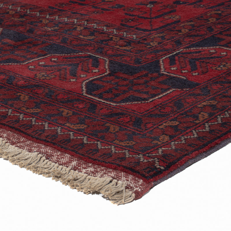 Afghan Teppich - Kunduz - 296 x 205 cm - rot