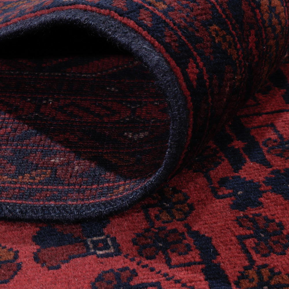 Afghan Teppich - Kunduz - 291 x 192 cm - rot