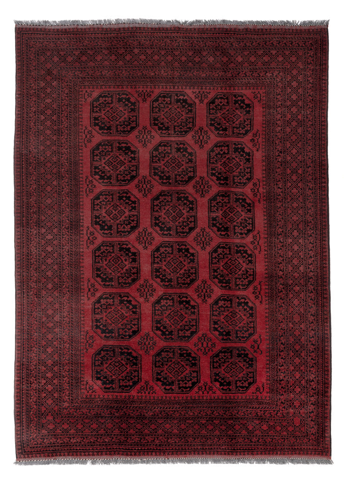 Afghan Teppich - Filpa - 290 x 207 cm - rot