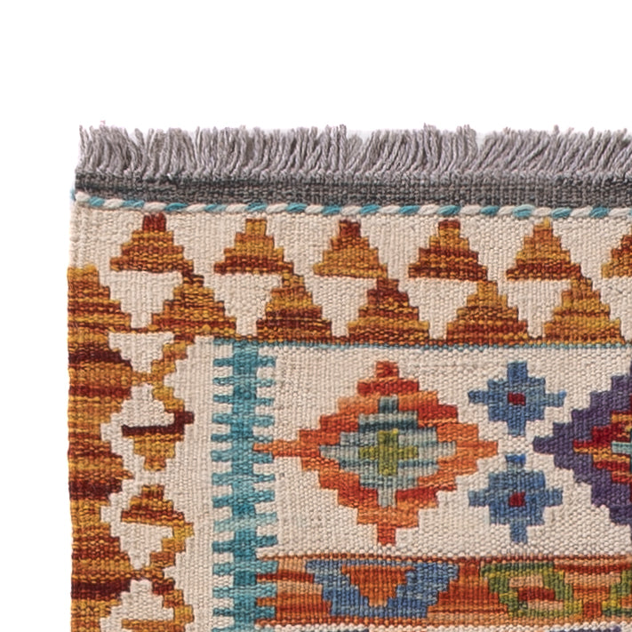 Kilim Maimana Tæppe 193x58cm - Uldtæppe