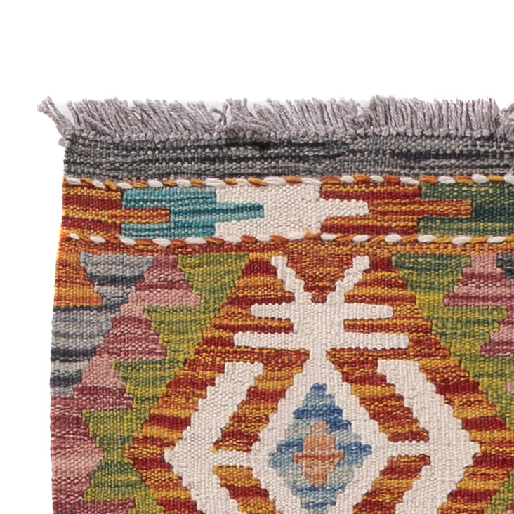 Kilim Maimana Tæppe 201x63cm - Uldtæppe