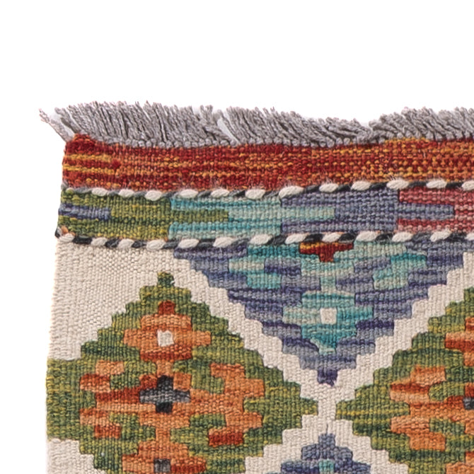 Läufer Kelim - Splash - 206 x 60 cm - mehrfarbig