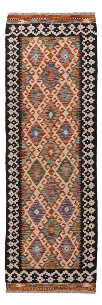 Kilim Maimana Tæppe 68x203cm - Uldtæppe