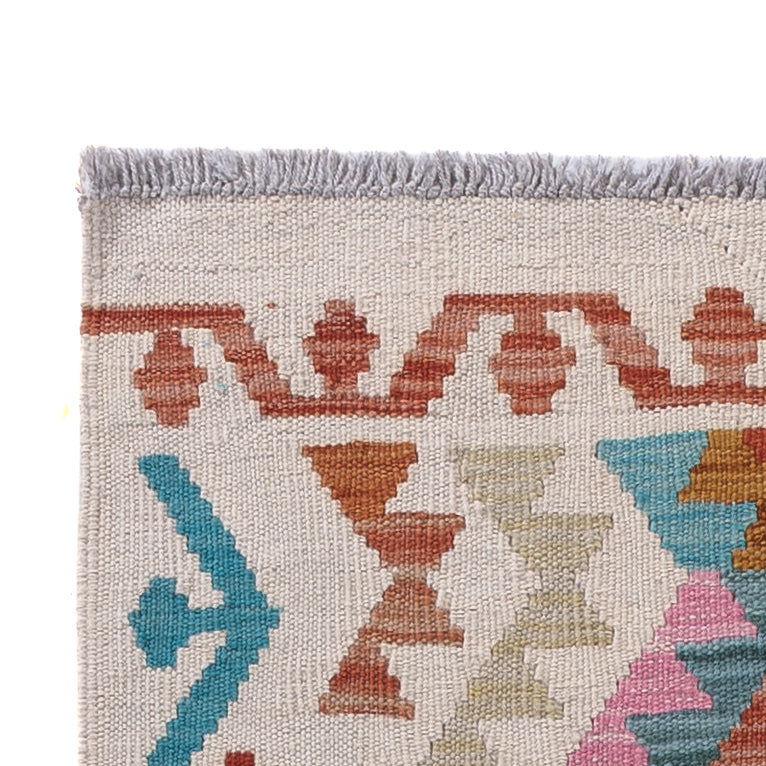 Läufer Kelim - Splash - 184 x 67 cm - mehrfarbig