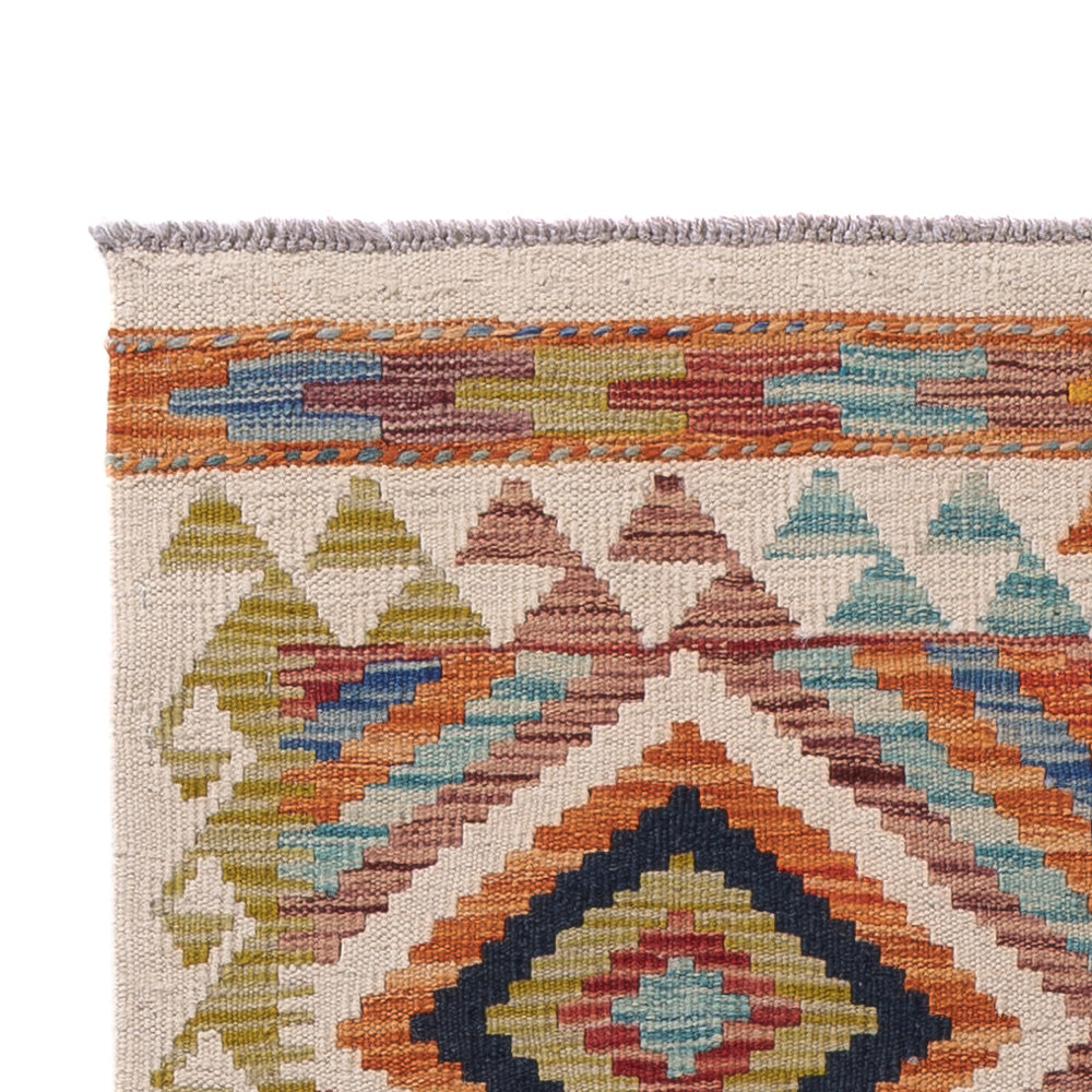Kilim Maimana Tæppe 194x84cm - Uldtæppe