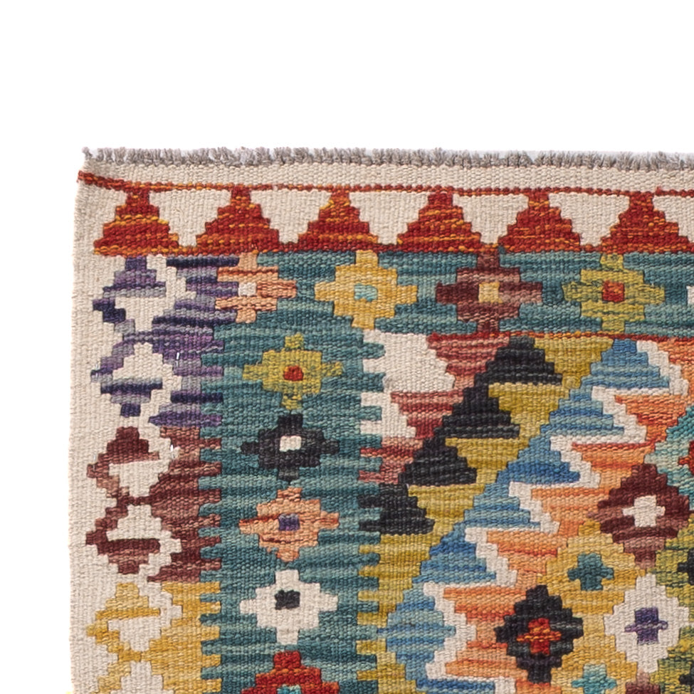 Kilim Maimana Tæppe 198x81cm - Uldtæppe