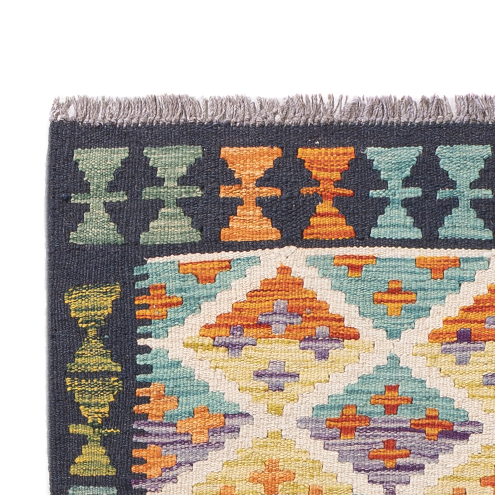 Kilim Maimana Tæppe 194x81cm - Uldtæppe