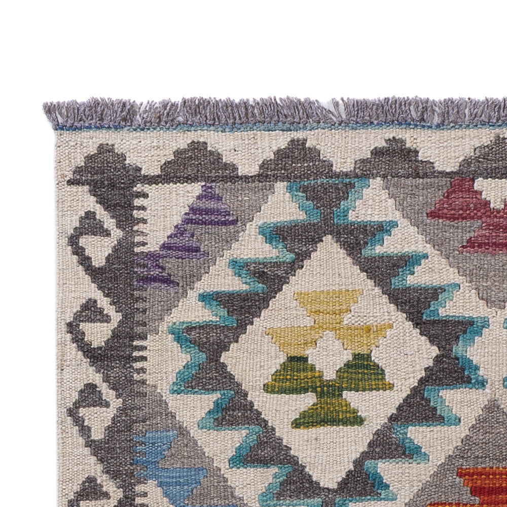 Kilim Maimana Tæppe 206x80cm - Uldtæppe