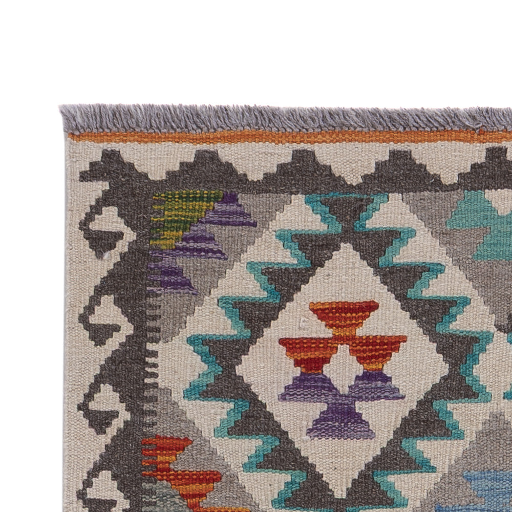 Kilim Maimana Tæppe 209x79cm - Uldtæppe
