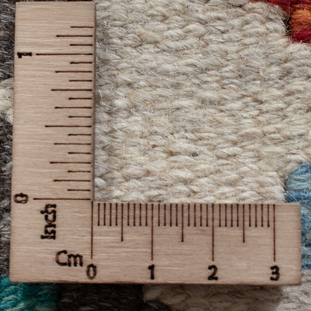 Läufer Kelim - Splash - 209 x 79 cm - mehrfarbig