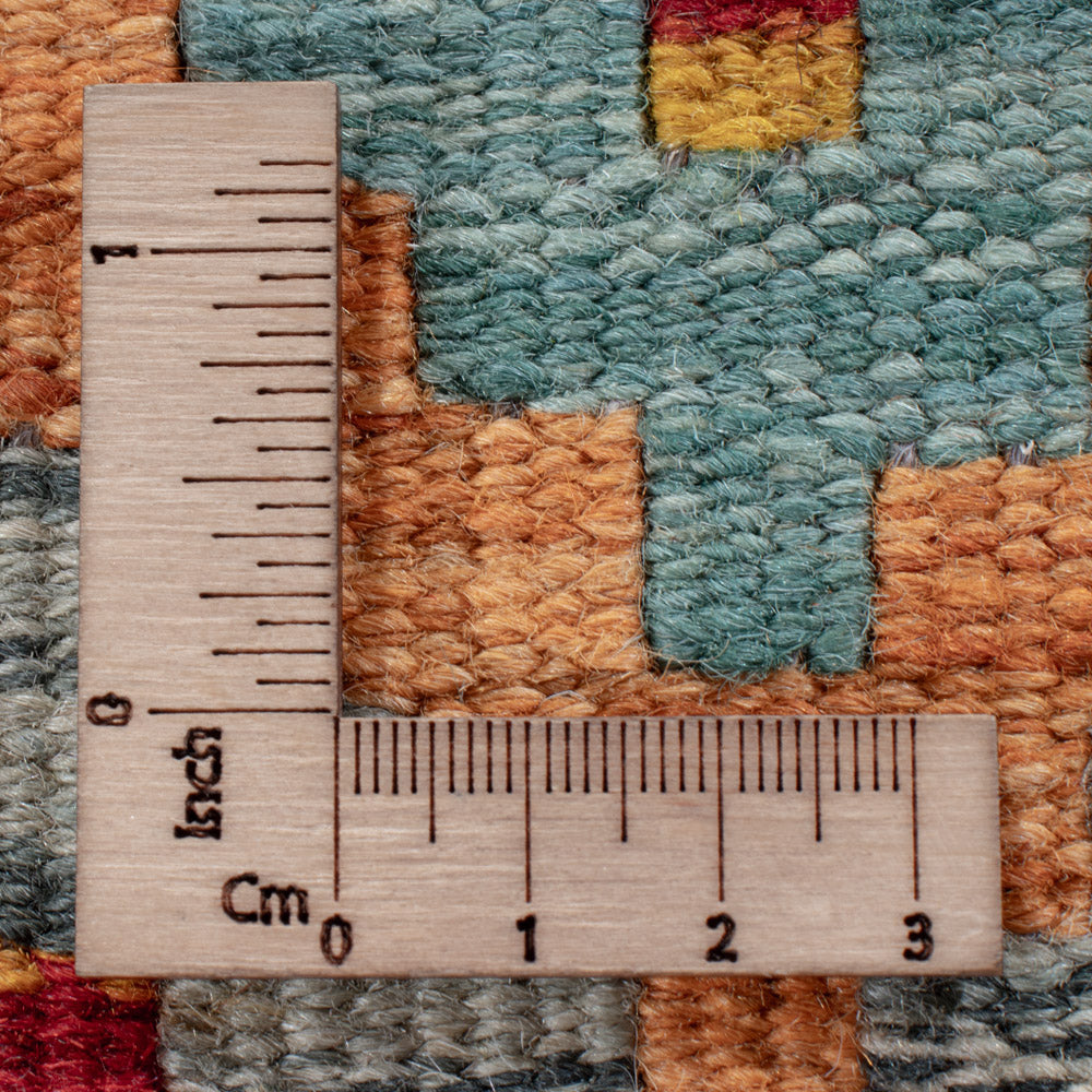 Läufer Kelim - Splash - 197 x 84 cm - mehrfarbig