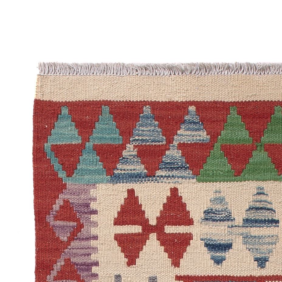 Kilim Maimana Tæppe 209x76cm - Uldtæppe