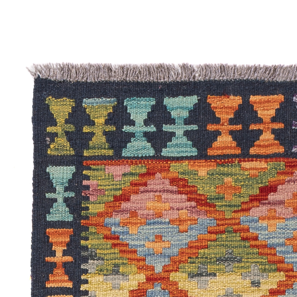 Kilim Maimana Tæppe 204x80cm - Uldtæppe